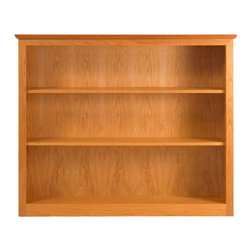 3-Space Bookcase with Ogee Top - Bookcases