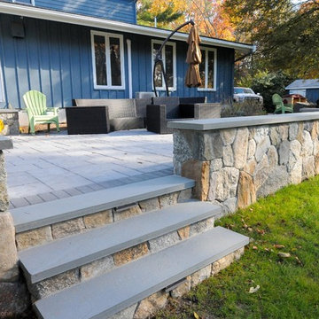 Stone Wall and 2 sets of Steps