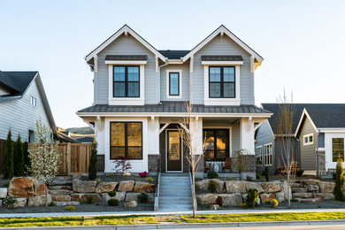 Example of a trendy exterior home design in Boise