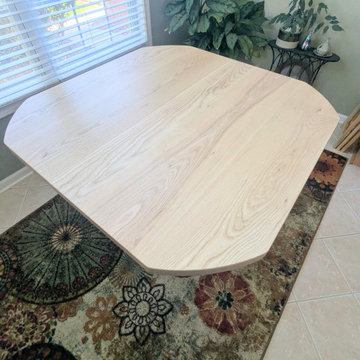 Ash Dining Table | Modern Pedestal Dining Table for Small Spaces