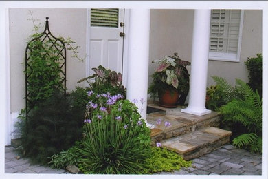 This is an example of a partial sun landscaping in Atlanta for summer.
