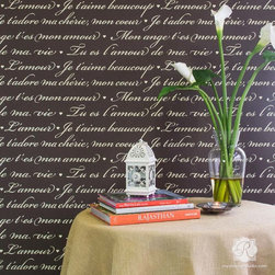 Typography Letter Wall Stencils - Products