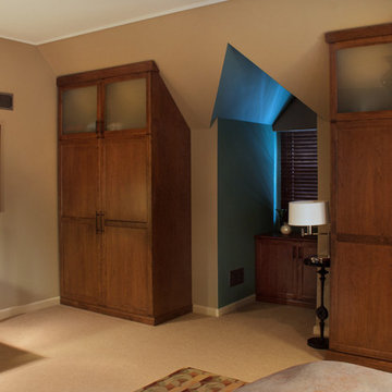Sloped Ceiling Wardrobe Cabinetry