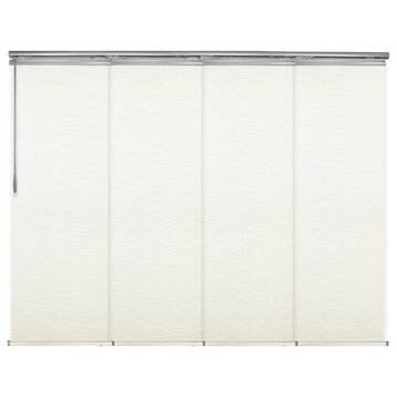 Malia 4-Panel Track Extendable Vertical Blinds 48-88"W