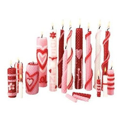 Valentine Candle Rolling Kit - Candles