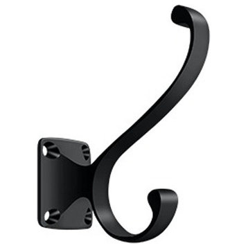 CAHH35U19 Heavy Duty, Coat And Hat Hook, Black