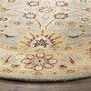 Safavieh Antiquities at249a Rug, Light Blue/Ivory, 8'0"x8'0" Round