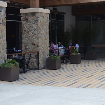 Main Street Cupertino - Restaurant Planters