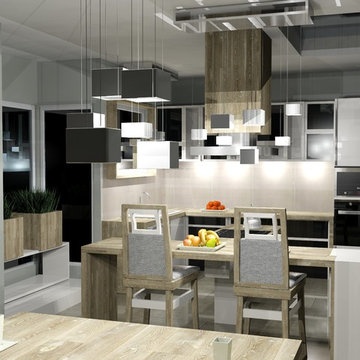 Kitchen and dining room in London