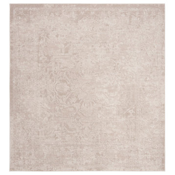 Safavieh Reflection Collection RFT665D Rug, Creme/Ivory, 10' X 10' Square