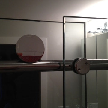 Skyline sliding shower door
