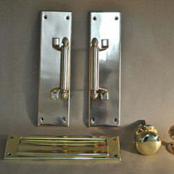 After - front door hardware - Home Decor
