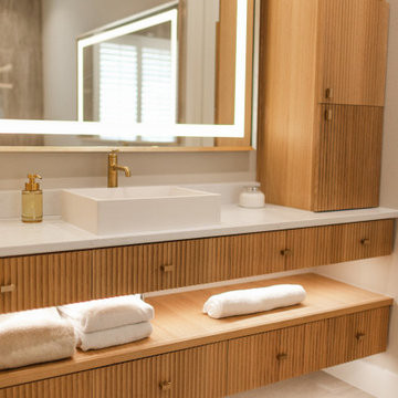 Lux Modern Spa Master bathroom