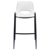 Desi Barstool Chair (Set of 2) White