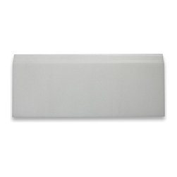 Stone Center Online - Thassos White 5 x 12 Baseboard Trim Molding Polished - Marble from Greece - Tile