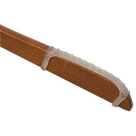 Non-Slip Rubber Hanger Grips Clear, Box of 100