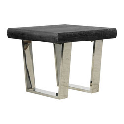 Bateau Grey End Table - Side Tables And End Tables