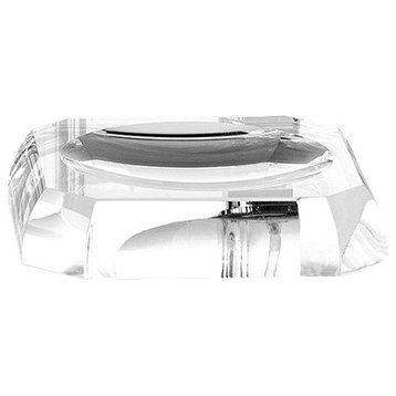 DW KR STS Crystal Soap Dish in Clear