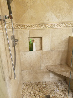 How to Make a Tiled Shower Floor Less Slippery