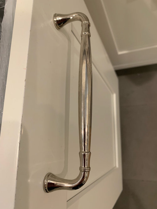 What to use to polish kitchen pulls (polished nickel)?
