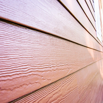 James Hardie Lap Siding (Color: Countrylane Red / Trim Color: Arctic White