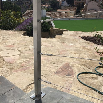 Barandilla para jardin en Caldes d'estrac
