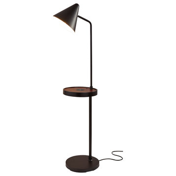 Oliver AdessoCharge Task Shelf Floor Lamp
