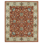 Kaleen - Kaleen Brooklyn Collection Rug, 7'6"x9' - The Kaleen Brooklyn Rug lays the foundation for timeless style anywhere in your home. With a traditional floral print, this rug gives your floorscape new life and a classic look from the ground up.