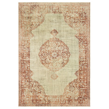 Raleigh 099W5 Ivory/Pink 1'10" x 3' Rug