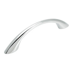 Cosmas - Cosmas 4003CH Polished Chrome Cabinet Pull, 3-3/4" Hole Centers, Set of 25 - Cabinet And Drawer Handle Pulls