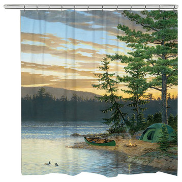 Laural Home Summer Sunset Shower Curtain