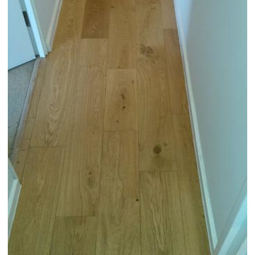 Light Oak Wood Flooring Installation to Rooms