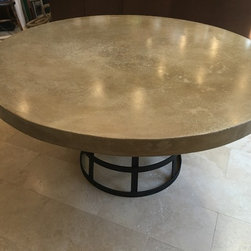 Concrete Table Steel Base - Products