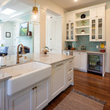 Robin’s Egg Designer Kitchen