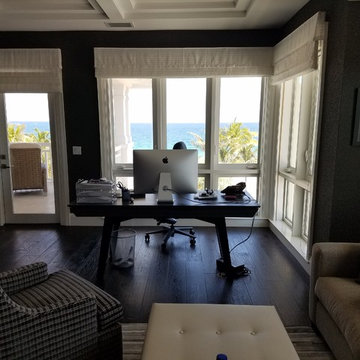 Beach Office Media Room