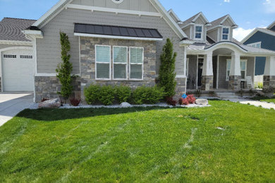 Inspiration for a contemporary home design remodel in Salt Lake City