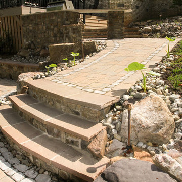 Pool, Patio Outdoor Living Space with Shower