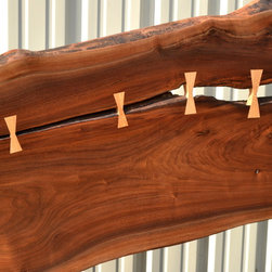 Live Edge Walnut King Size Bed - Bed Frames