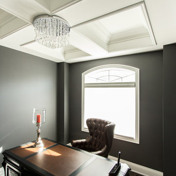 Office coffered ceiling mouldings
