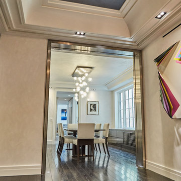 Park Ave Apartment | White Marble Dust Venetian Plaster