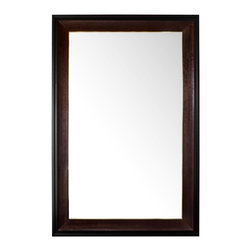 Walnut Floor Mirror with TV - Floor Mirrors