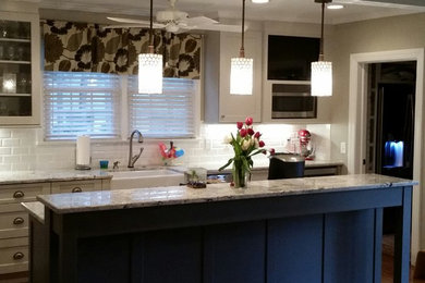 Inspiration for a contemporary kitchen remodel in Other