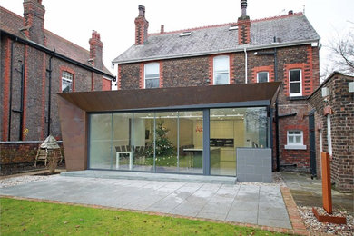 Innovative Glass Doors for Bright, Kitchen Extension