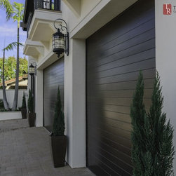 Mediterranean Garage Doors with Matching Entry Gates - Garage Doors And Openers