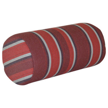 New Hope Chair Head Pillow, Red Stripe