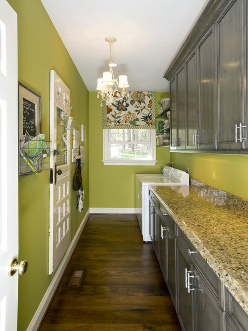 Galley Laundry  Room  Houzz