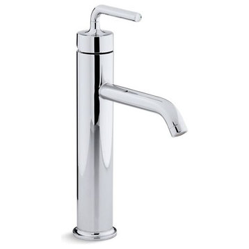 Kohler Purist Tall 1-Handle Bathroom Faucet, Polished Chrome