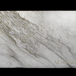 All Natural Stone - Calacatta Cremo Marble Slab - Kitchen Countertops