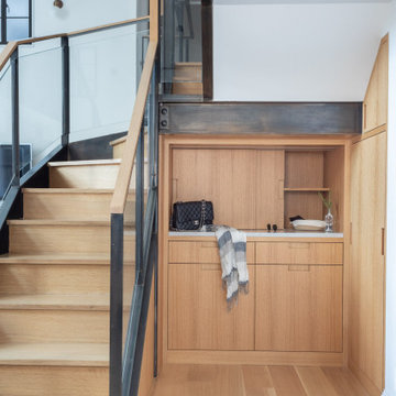 Upper West Side Duplex Combination - entry and stairs