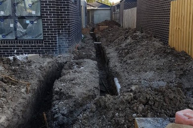 Trenching and conduit installation